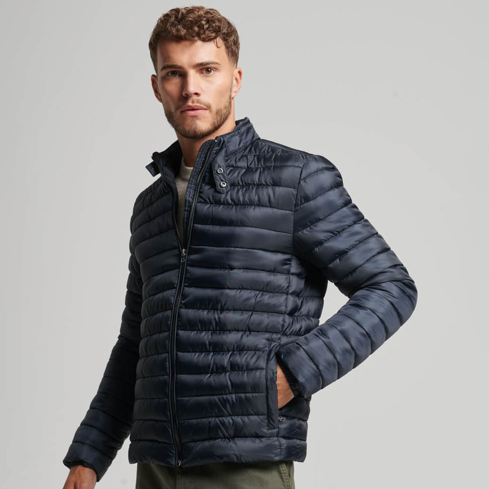 Chaqueta Padded Para Hombre Lightweight Short Puffer Coat Superdry