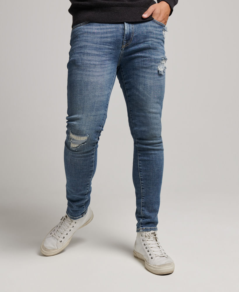 Jean Stretch Para Hombre Vintage Superdry