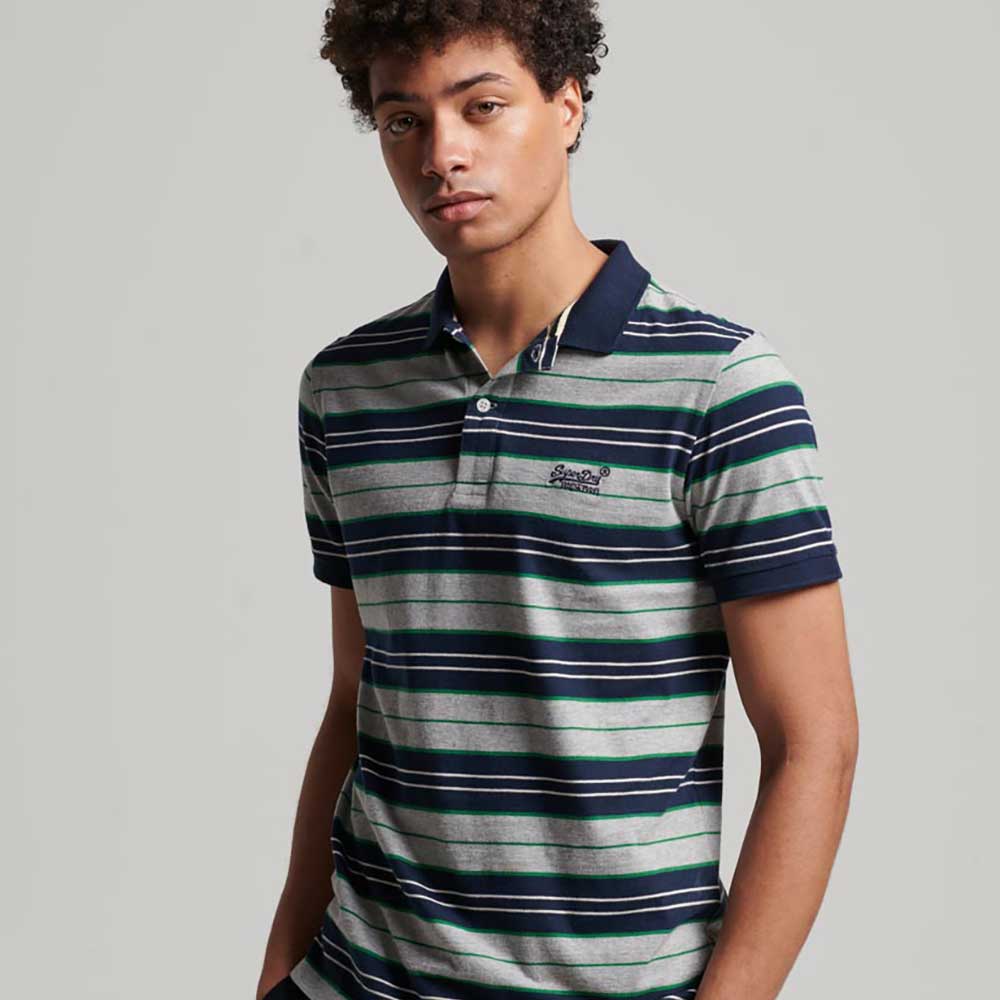 Polo Para Hombre Jersey Stripe Superdry