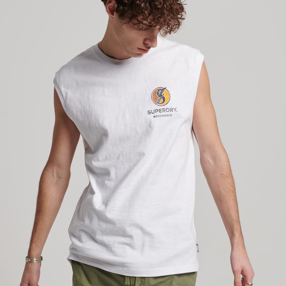 Top Para Hombre Vintage Record Label Vest Superdry
