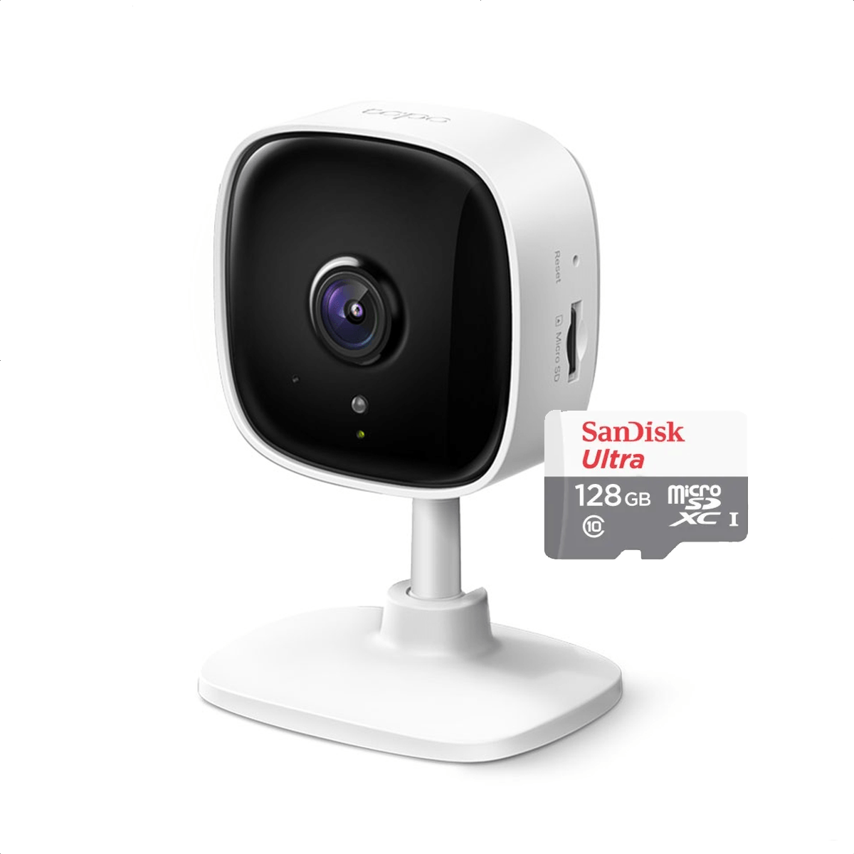 Cámara Seguridad Ip Wifi Tp-link Tapo C110 + Micro SD 128 GB