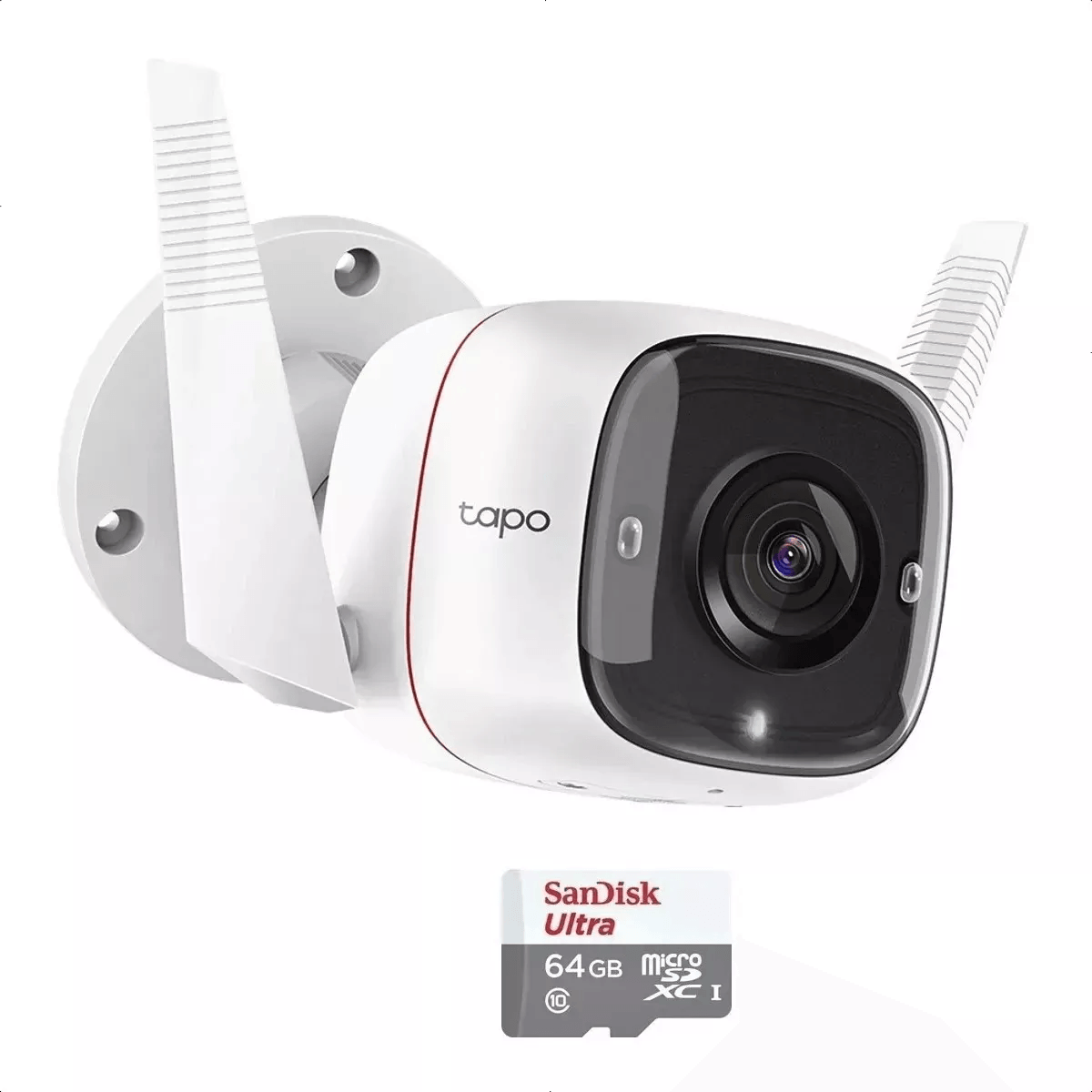 Cámara IP Wifi Exterior 2K Tp-link Tapo C320WS + Micro SD 64 GB