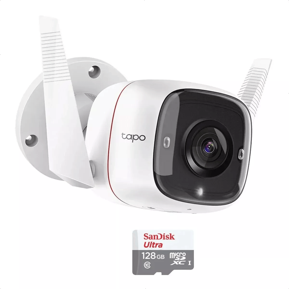 Cámara IP Wifi Exterior 2K Tp-link Tapo C320WS + Micro SD 128 GB