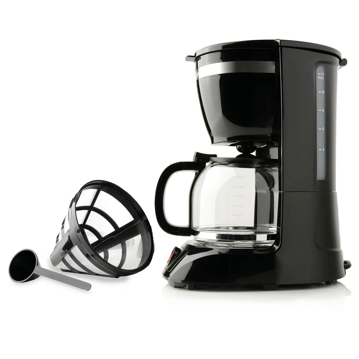 Cafetera Kalley De 12 Tazas, 1500ML /950W, Garantía 2 Años