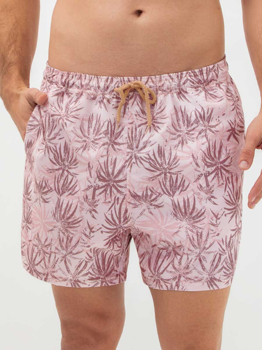 Pantaloneta de Baño Corta Rosa