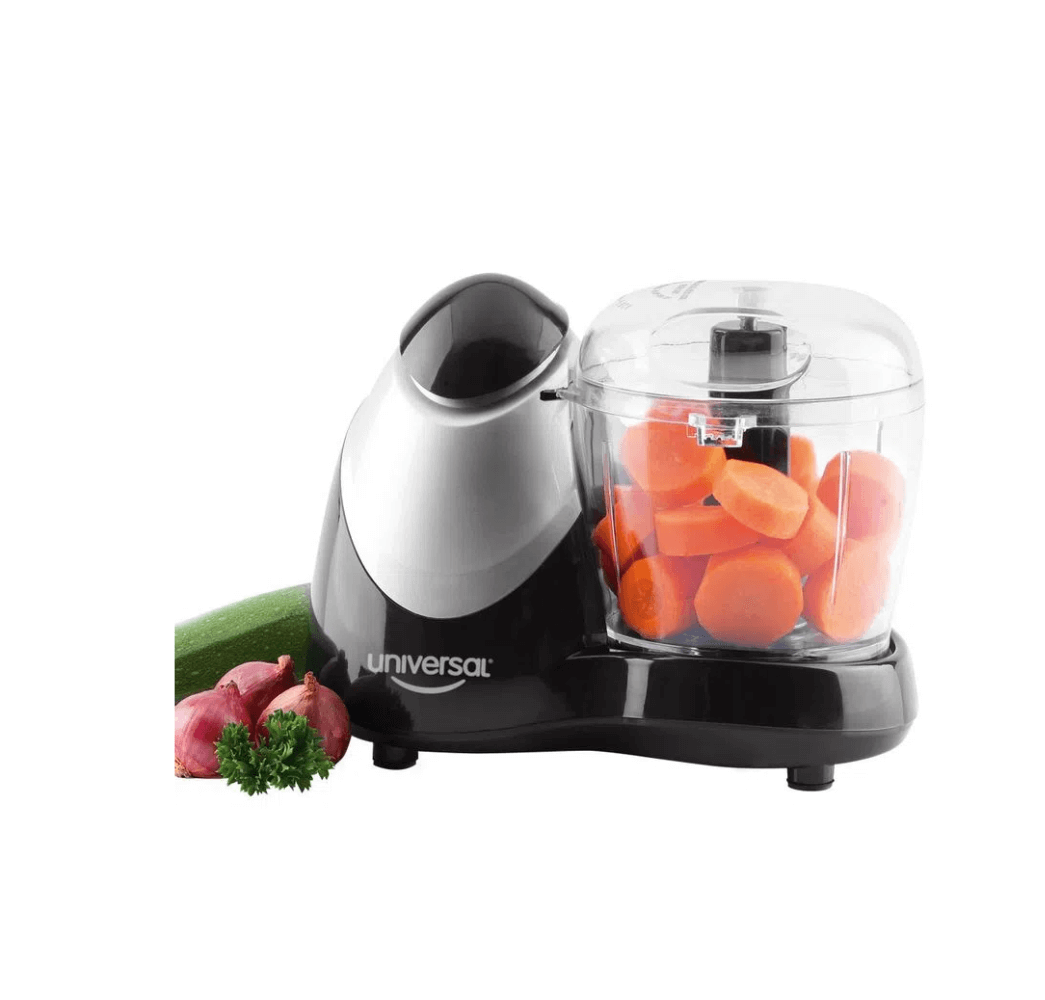 Picatodo Procesador de Alimentos Universal Negro 1.5 Tazas