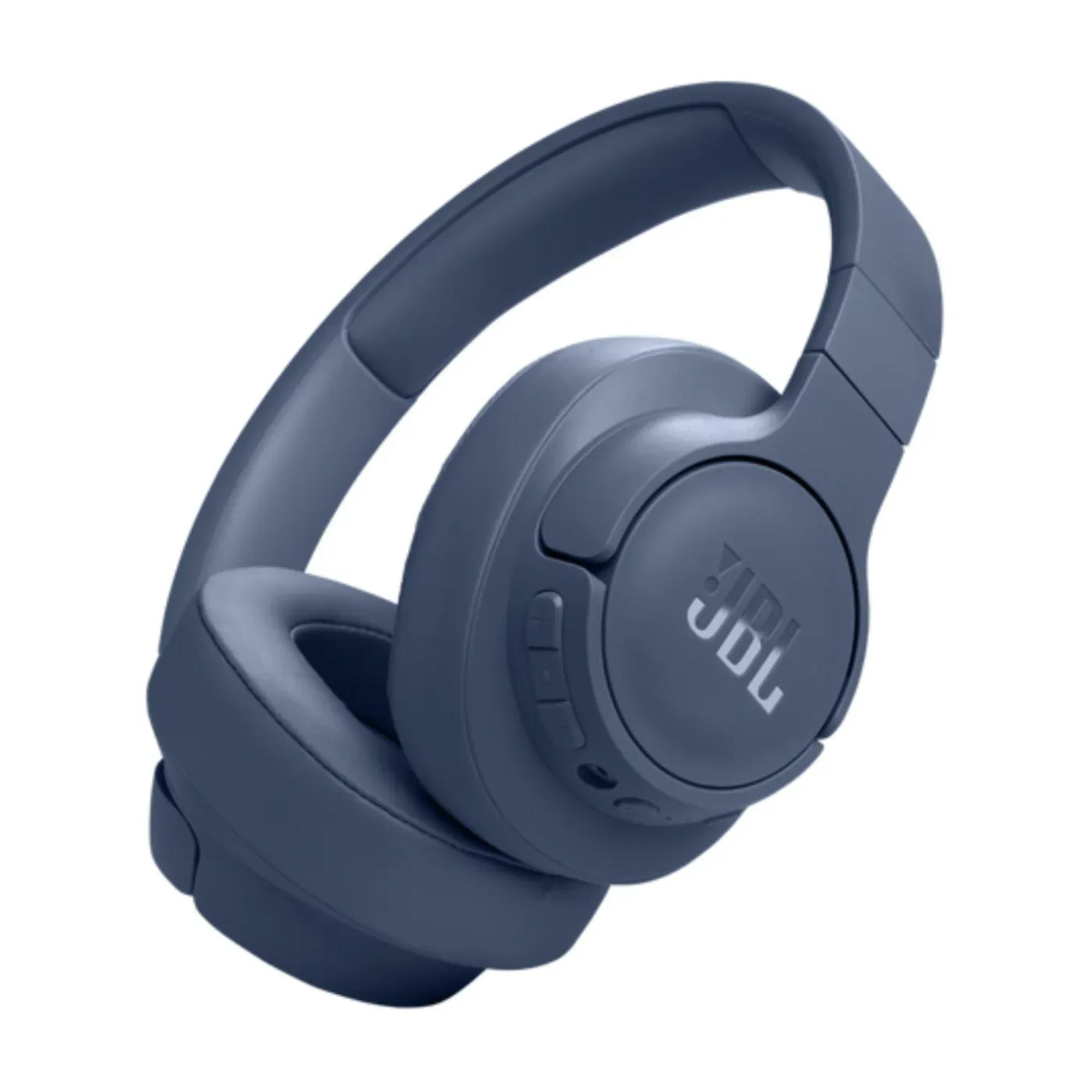 Audífonos de Diadema JBL Inalámbricos Bluetooth Over Ear T770 Azul