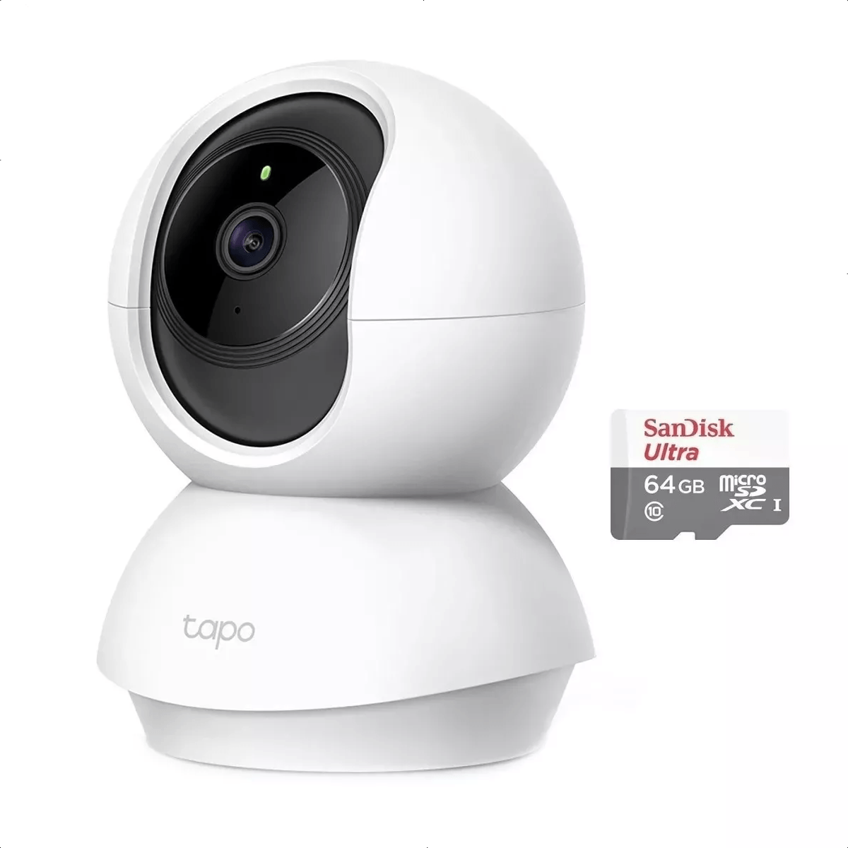 Cámara Ip Wifi Robótica 3mp Alarma Tp-link Tapo C210 + Micro 64GB