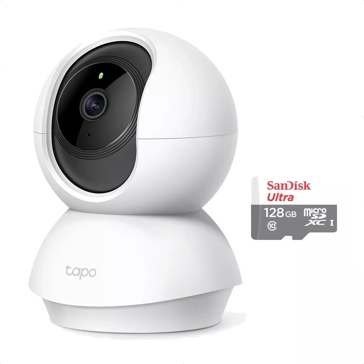 Cámara Ip Wifi Robótica 3mp Alarma Tp-link Tapo C210 + Micro 128GB