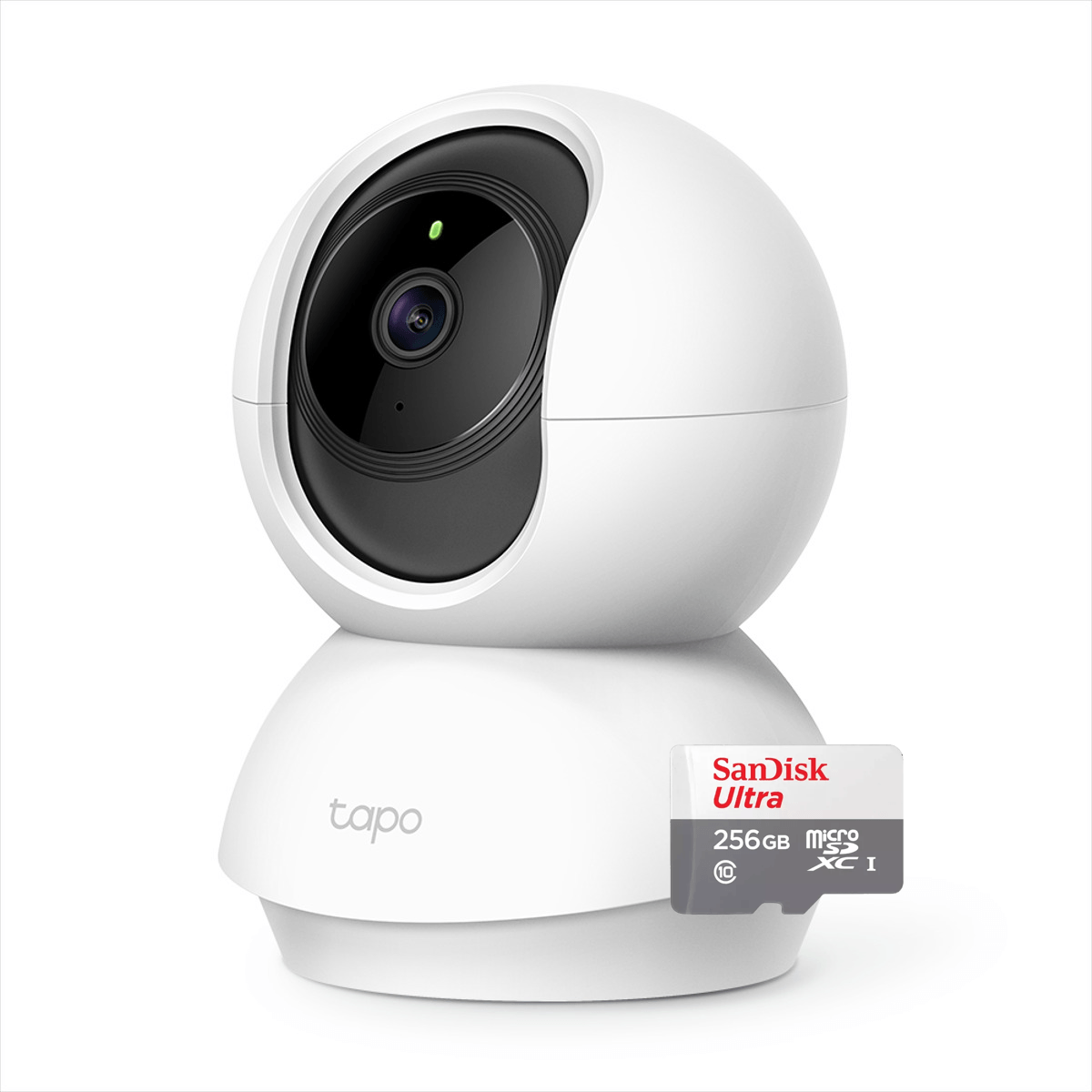 Cámara IP Wifi Robótica 3MP Alarma Tp-link Tapo C210 + Micro 256GB