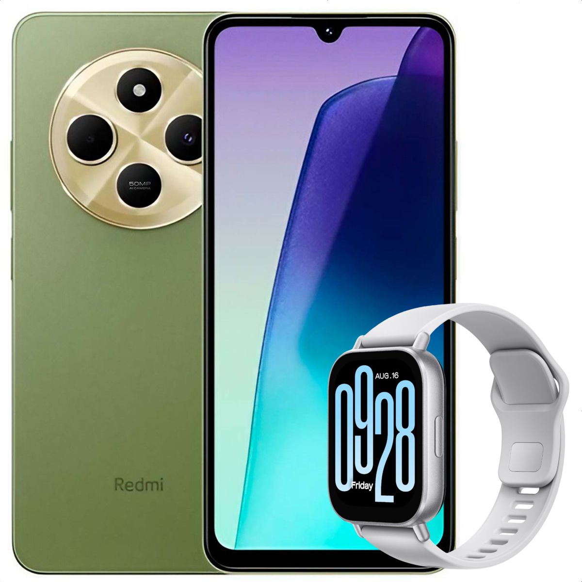 Celular Xiaomi Redmi 14C 128GB /4GB Grn + Watch 5 Active Slv