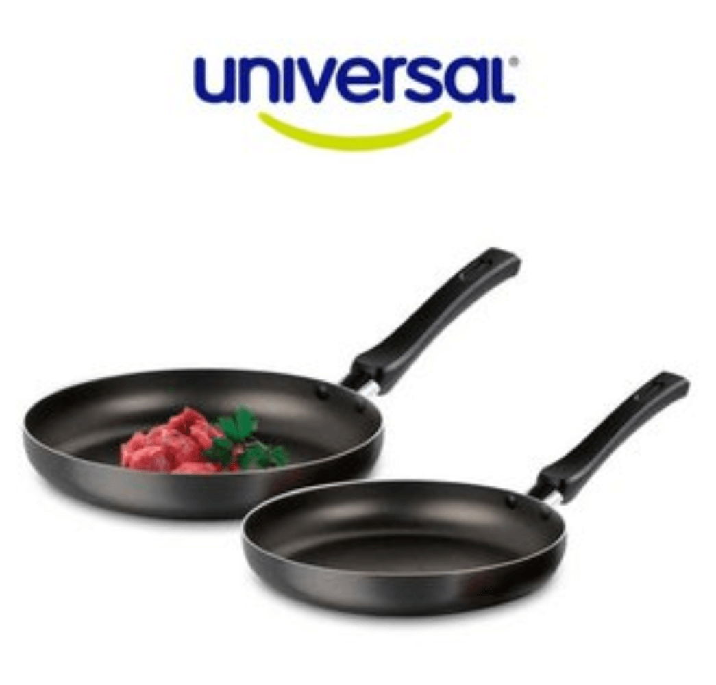 Set Sarten x2 Unidades Universal Negro