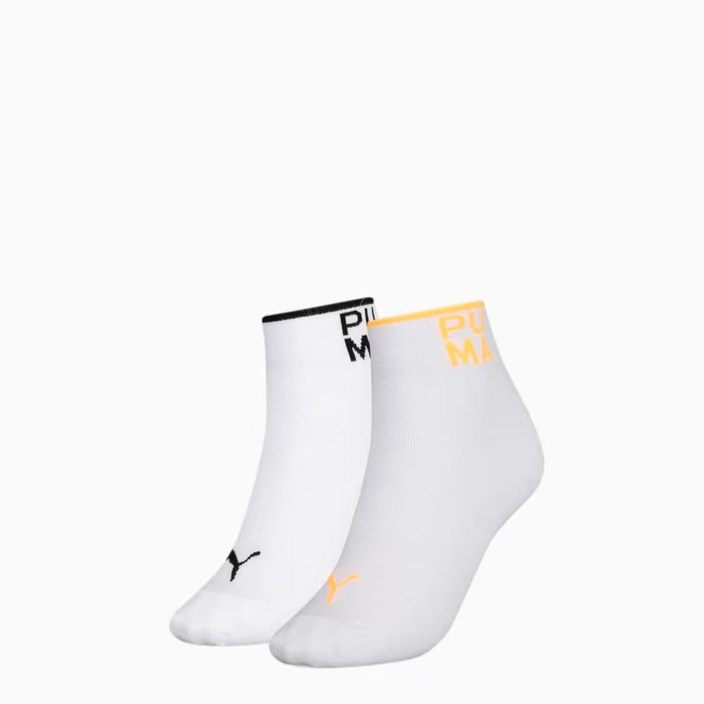 Medias Puma Mujer Placed Blanco Paquete De 2
