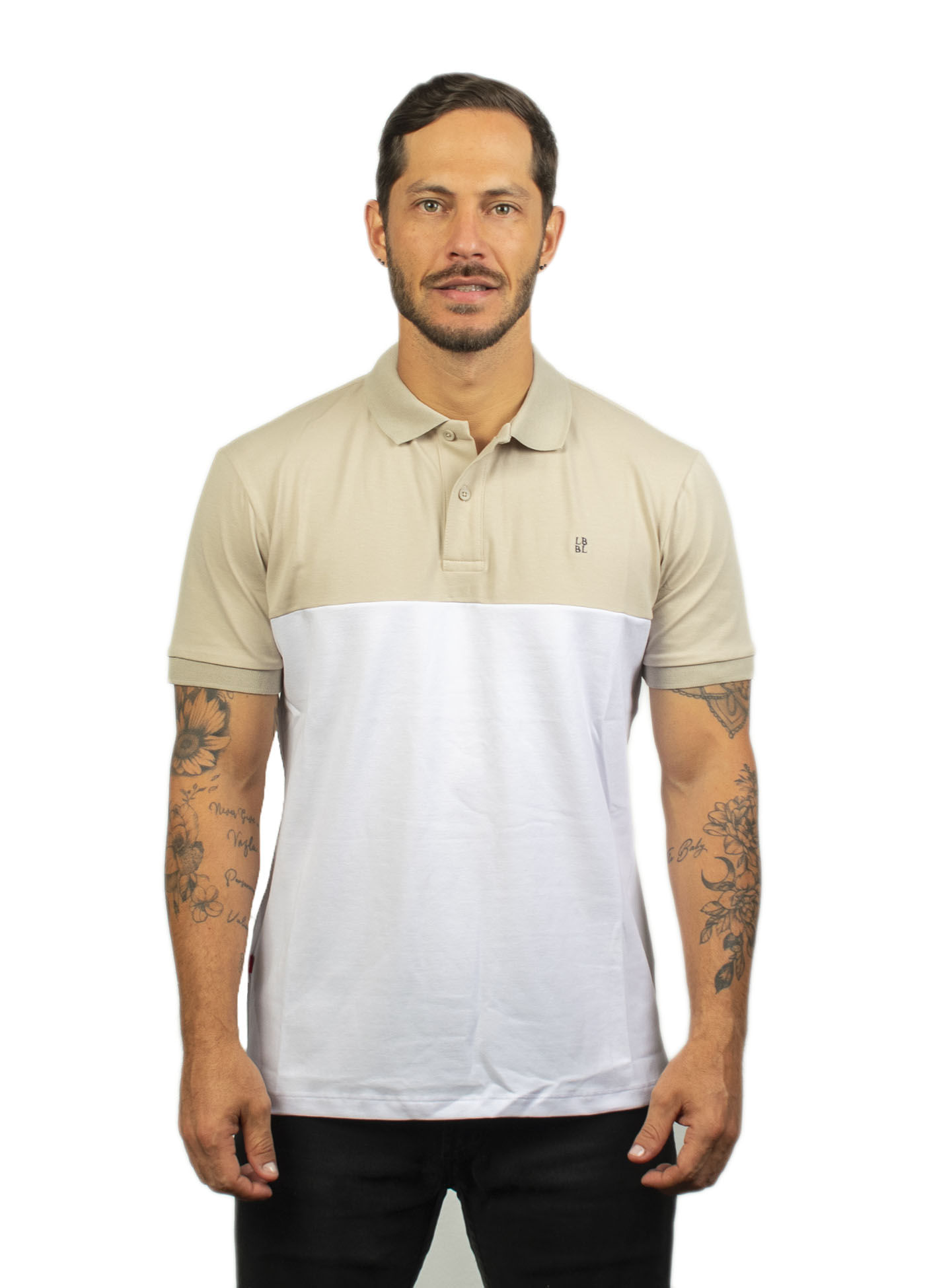 Camiseta tipo polo para hombre laguna blue