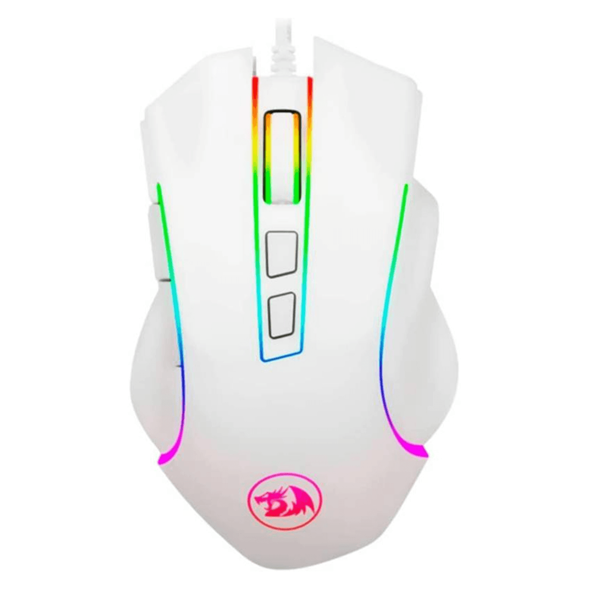 Mouse Gamer Redragon M607W Griffin, RGB 7200 DPI 8 Botones, Bl