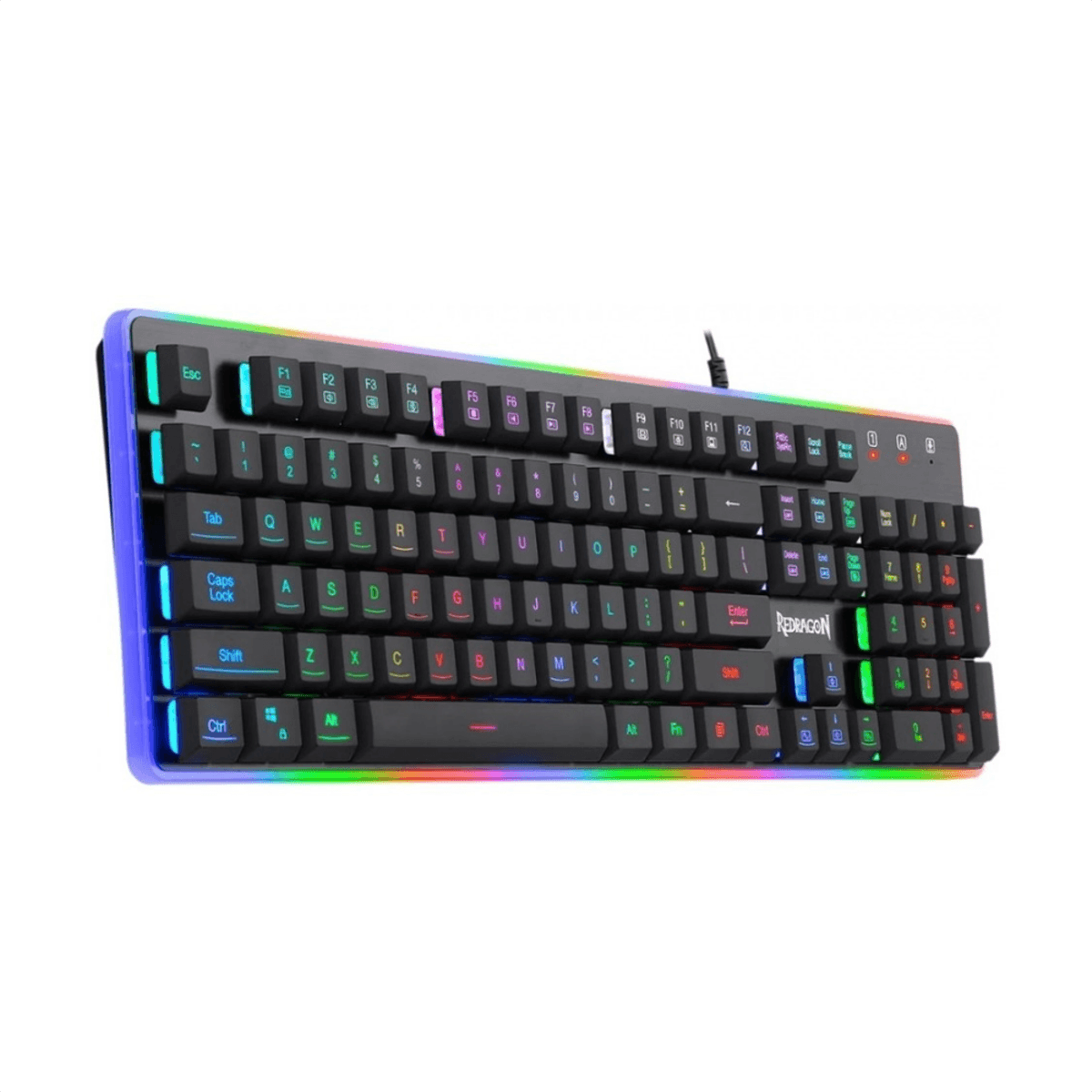 Teclado Gamer Redragon K509 Dyaus 2 RGB / Semi-mecánico