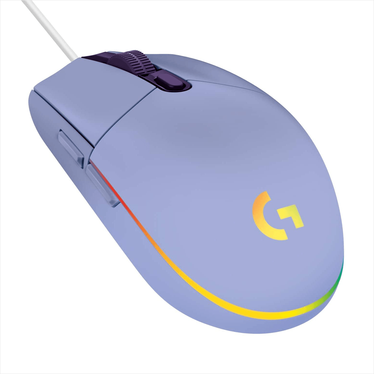 Mouse Gamer Logitech G203 Lightsync, 6 Botones, 200 a 8000dpi Lila