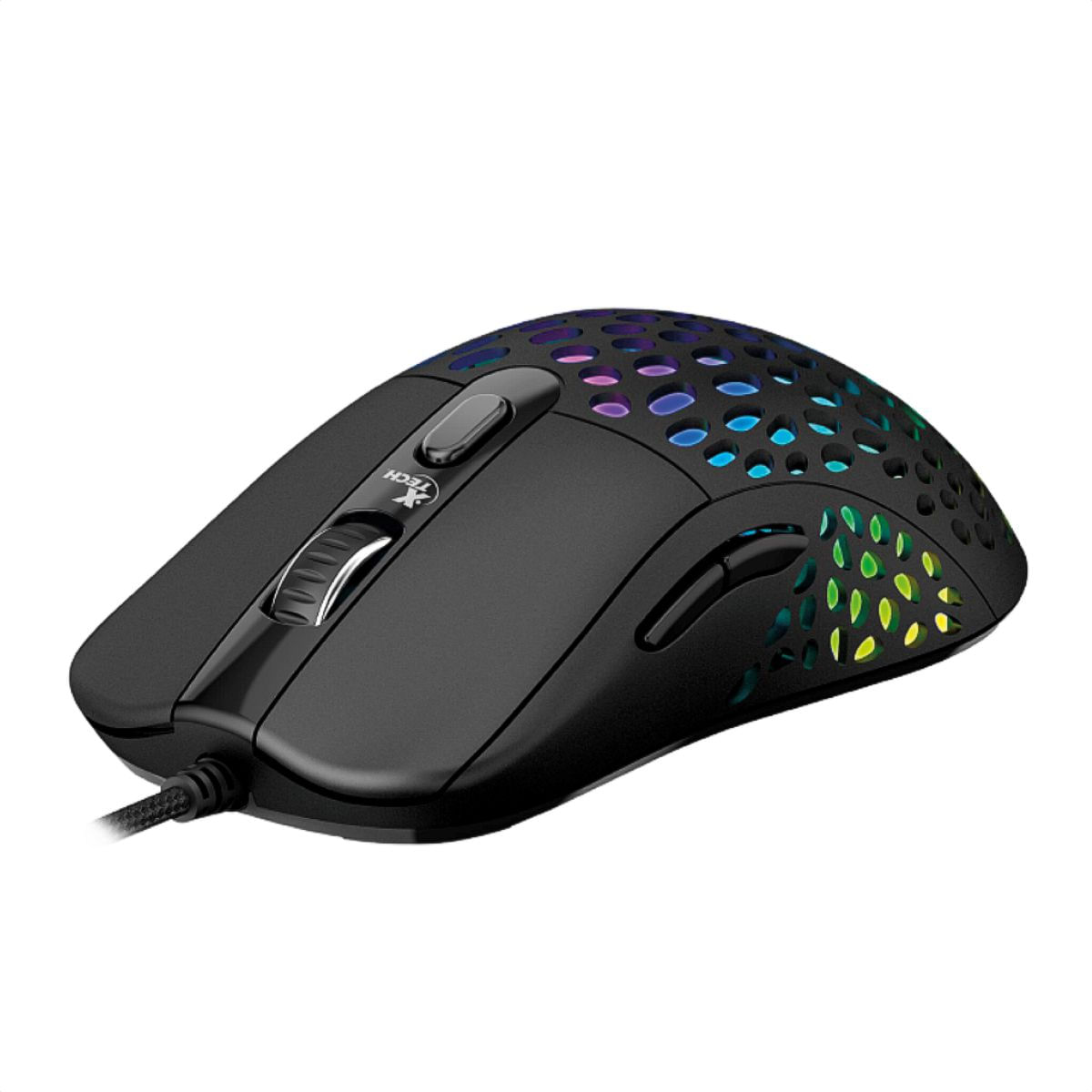 Mouse Gamer Xtech XTM-910 Swarm, RGB / 6 Botones / 6400dpi