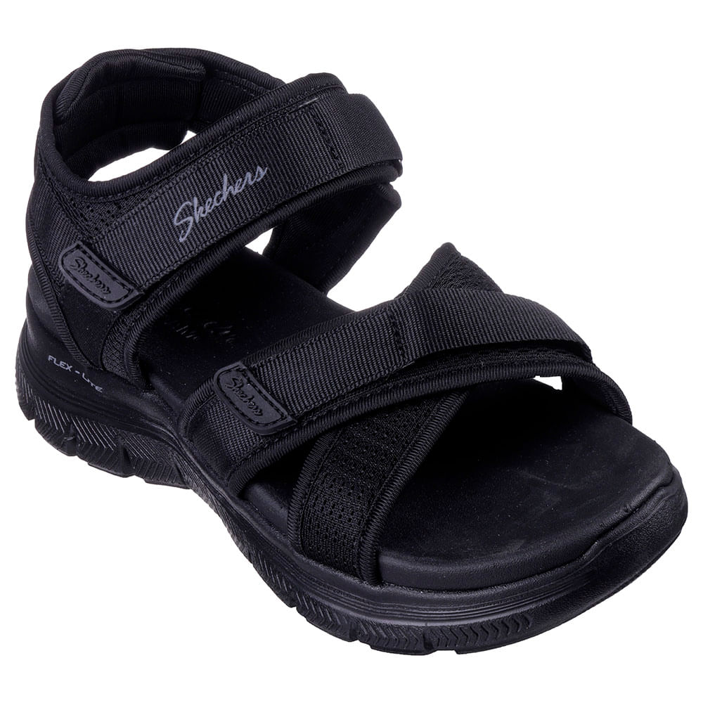 SANDALIAS SKECHERS MUJER 119487BBK FLEX APPEA