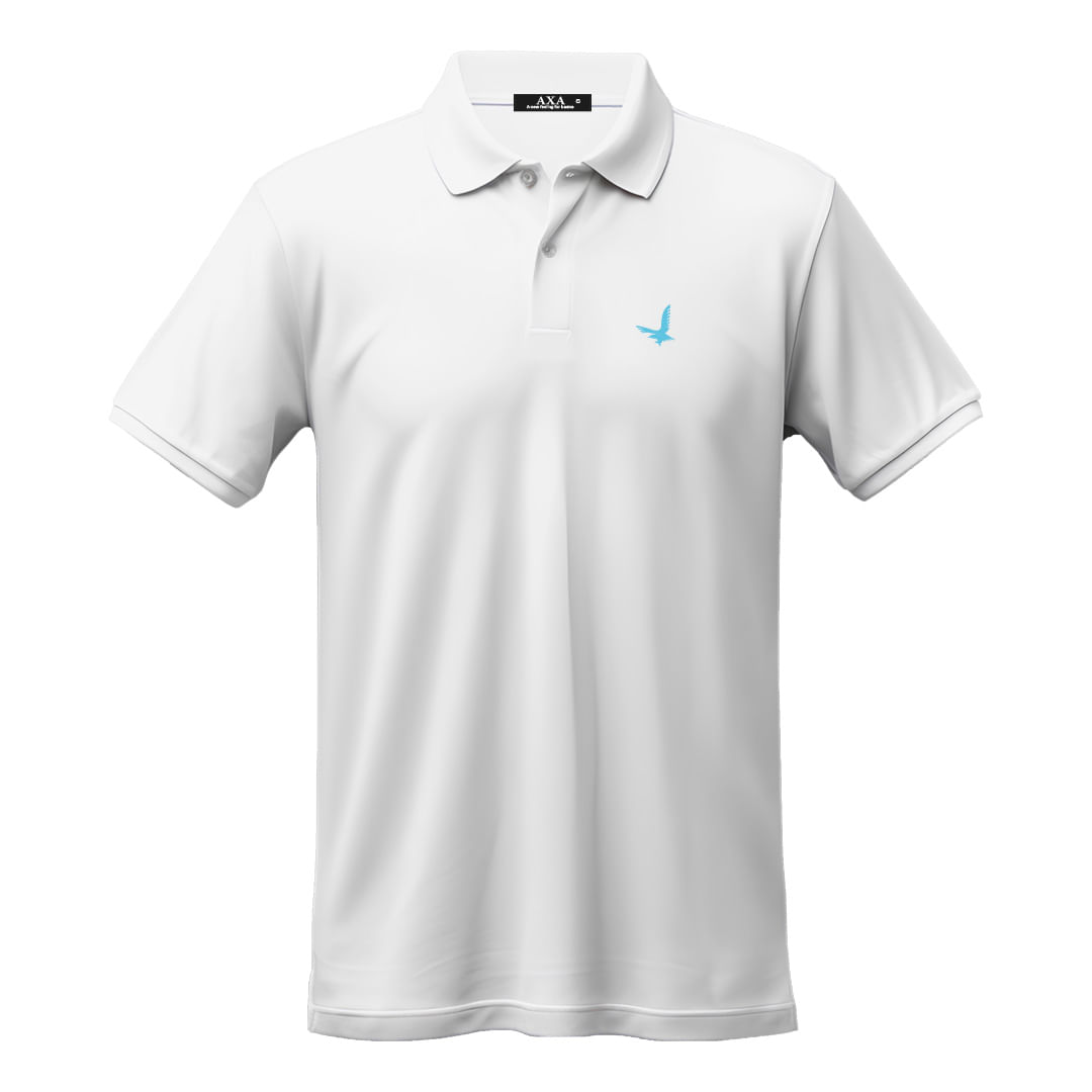Camiseta Polo Lycra Blanca