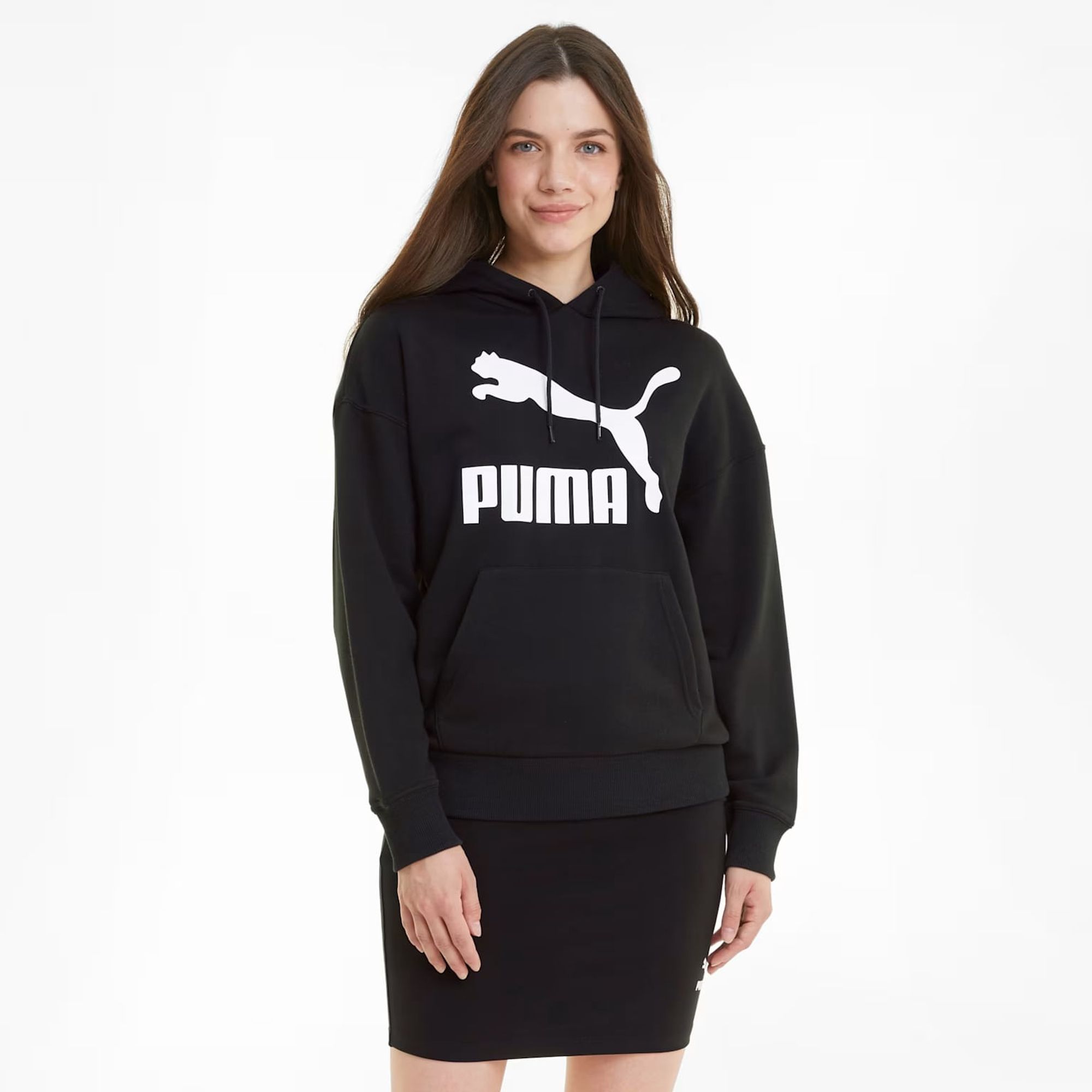 Buzo Con Goroo Puma Mujer Classics Logo 530074-01