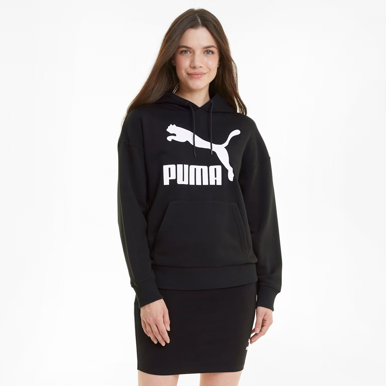 Buzo Con Goroo Puma Mujer Classics Logo 530074-01