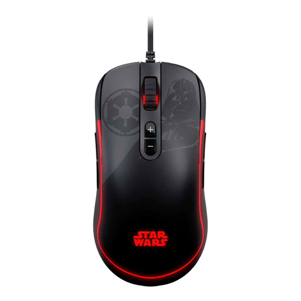 Mouse Gamer Primus Gladius 12400T, ED. Star Wars Darth Vader