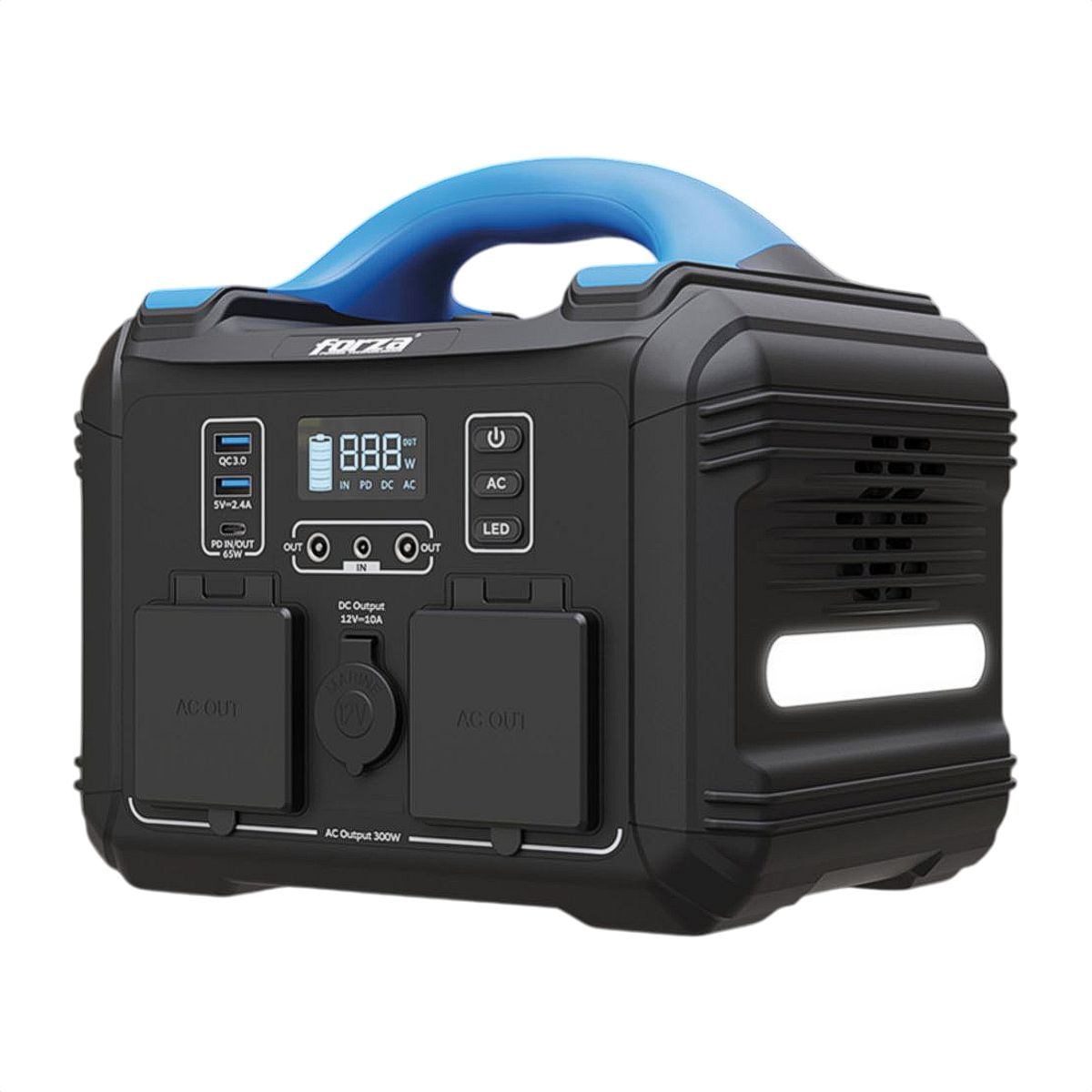 Planta Eléctrica Portátil Forza FPP-T300, Baterías LMFP 300W