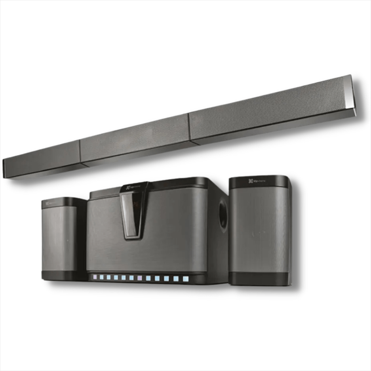 Sistema De Sonido 5.1 Klip Xtreme KSB-500, Bluetooth 300w Rms