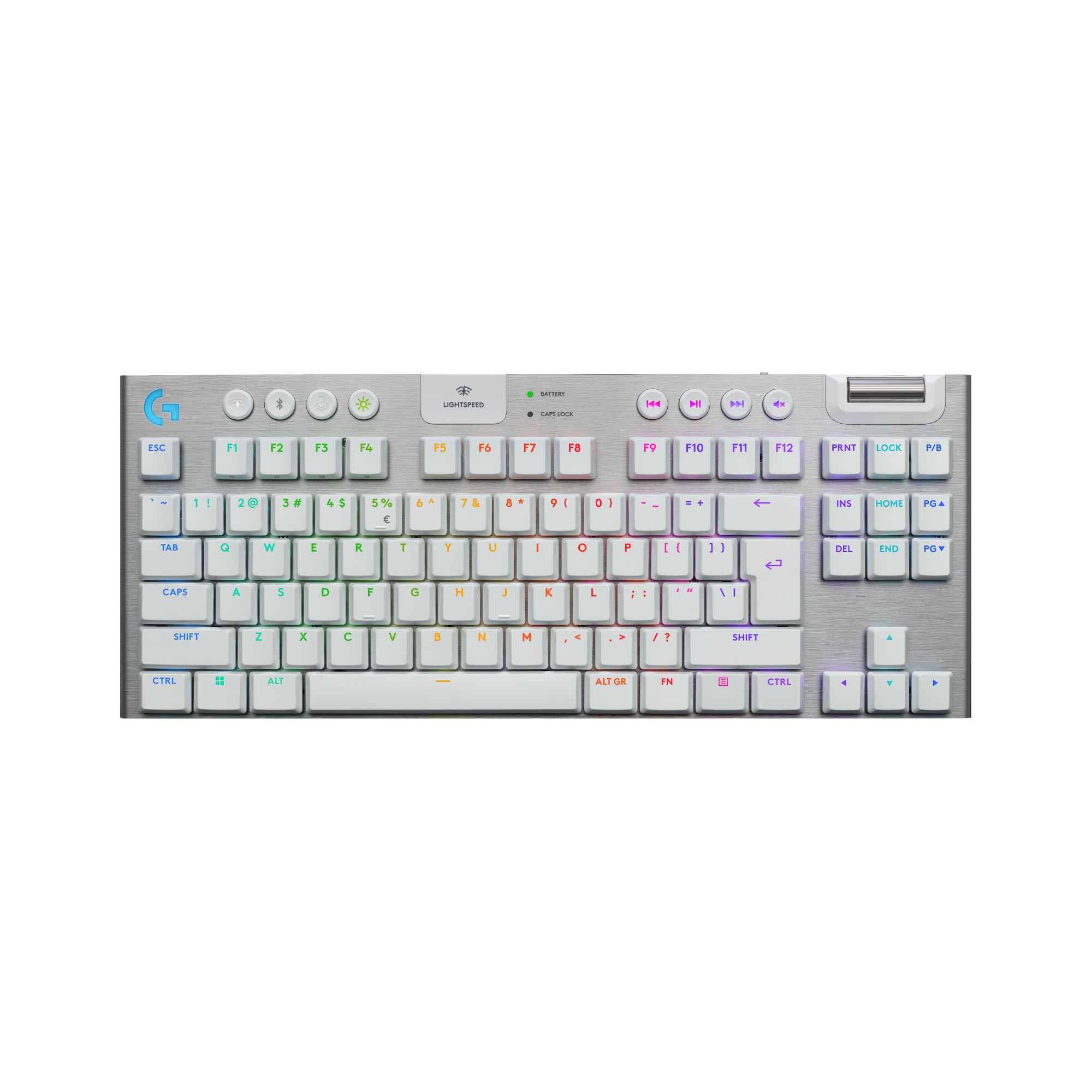 Teclado Gamer Mecánico Logitech G915 X Lightspeed Tkl Wht