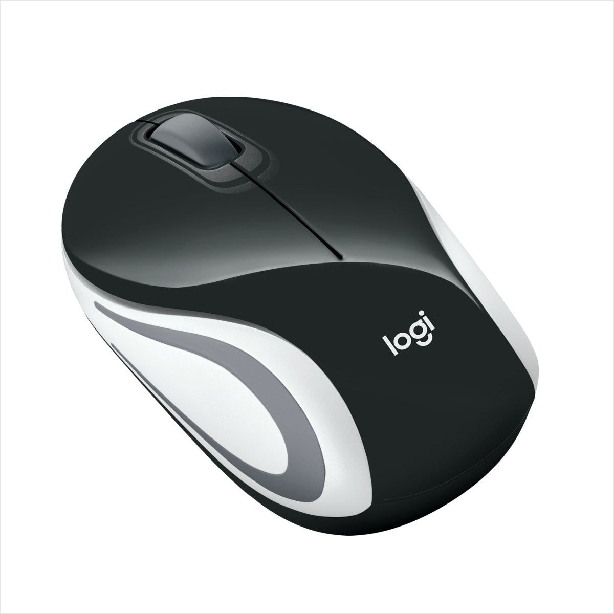 Mini Mouse Inalámbrico Portátil de Bolsillo Logitech M187 - Negro