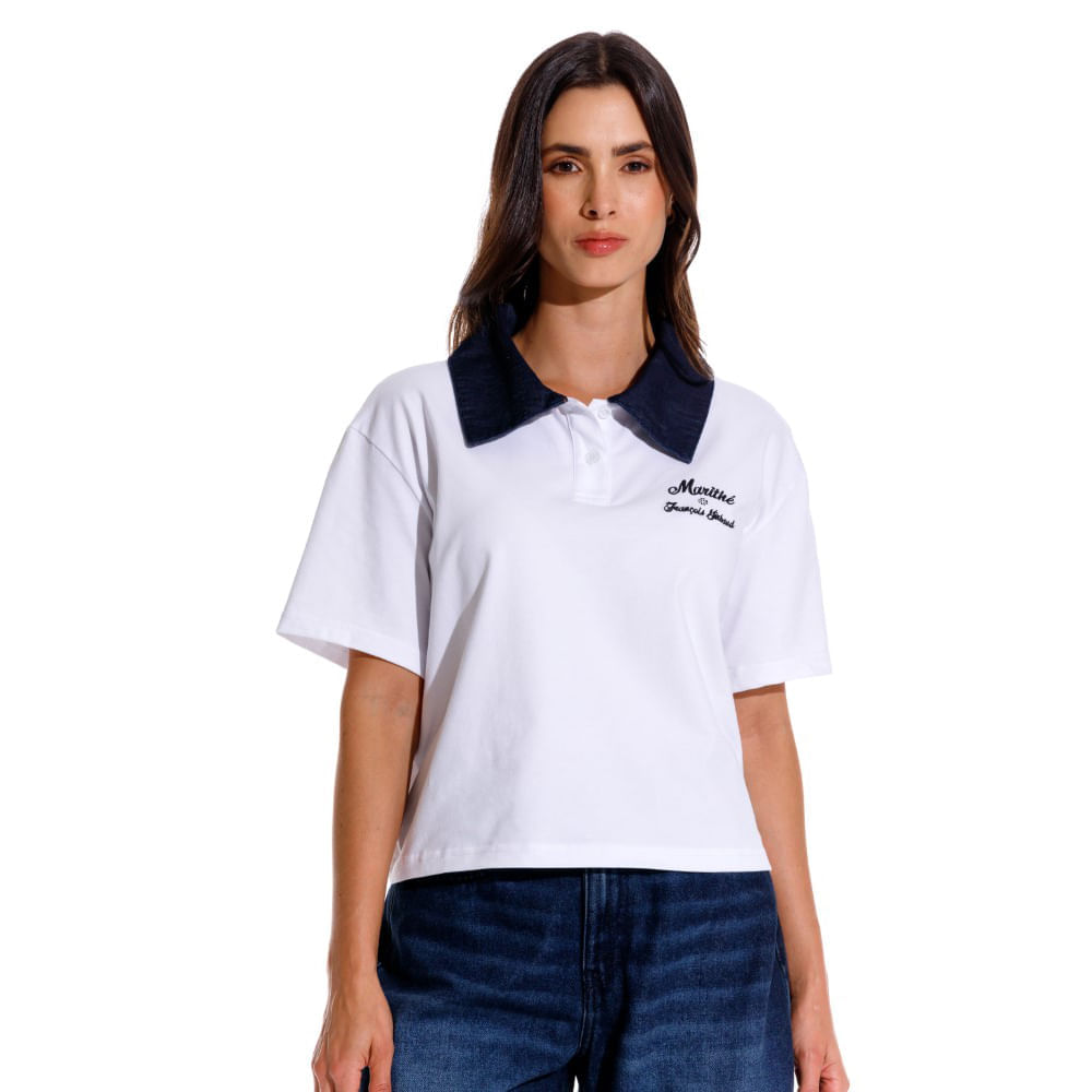 Polo Manga Corta Para Mujer Douche Girbaud