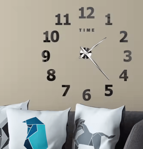 Reloj 3D ZH1819 Plateado