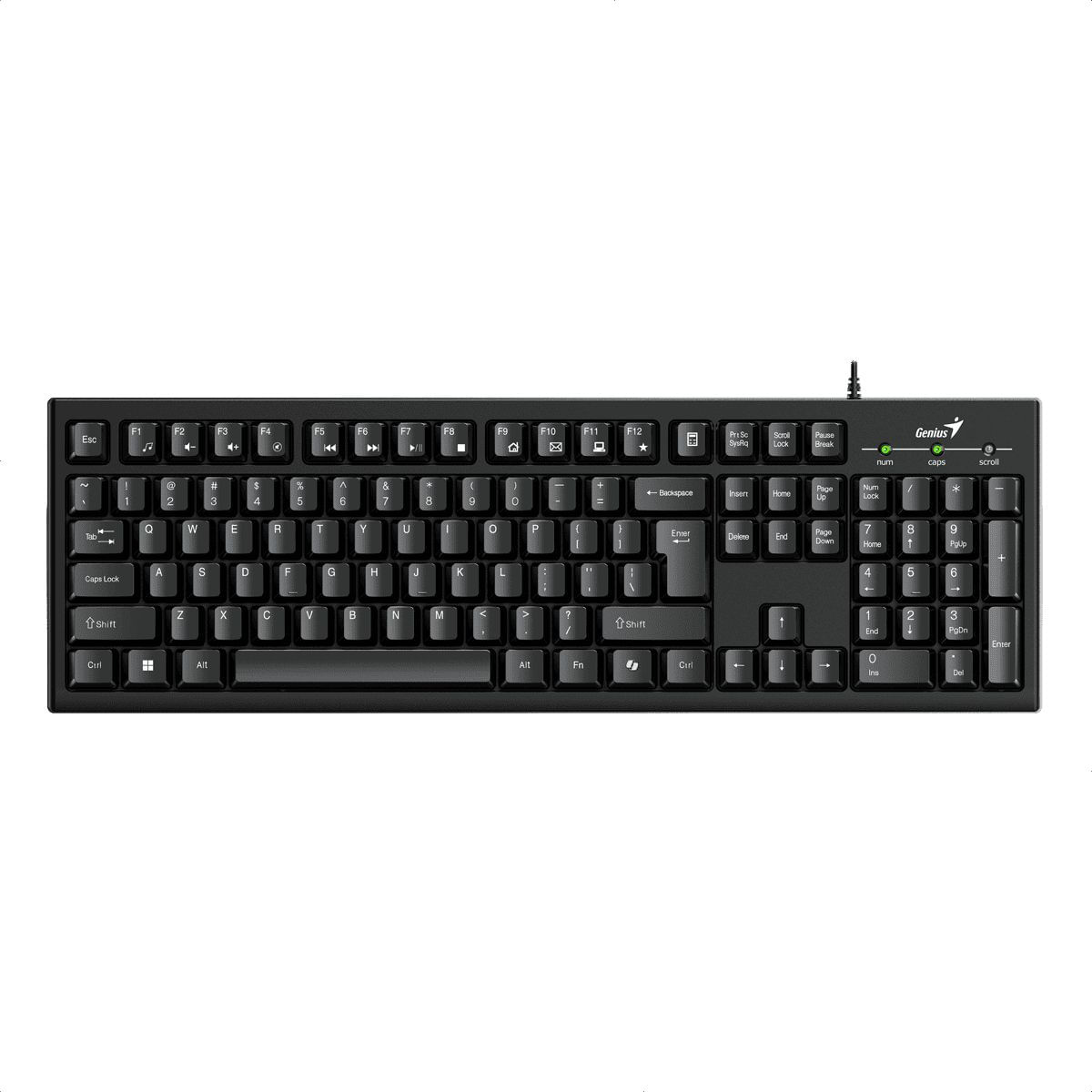 Teclado USB Genius Smart KB-100 Con Teclas 12 Multimedia FN