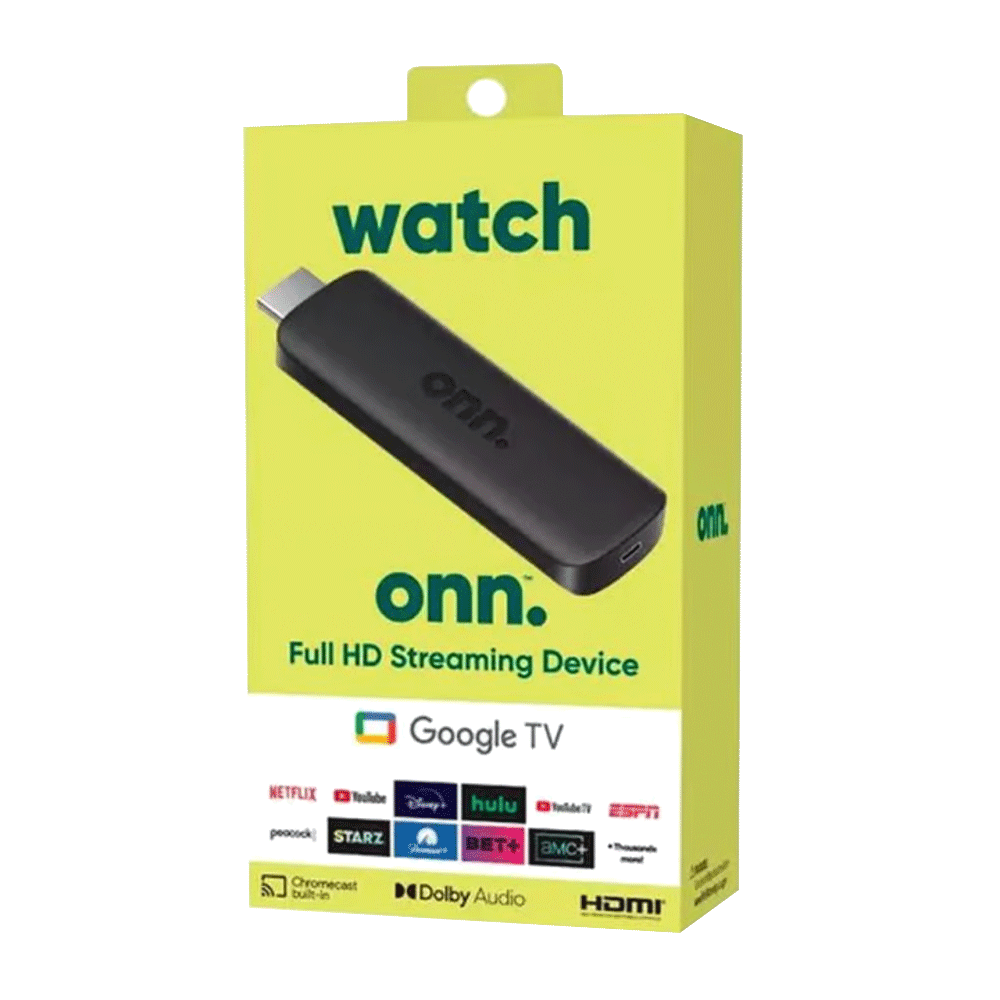 Reproducto Streaming Onn Google TV Full HD Negro