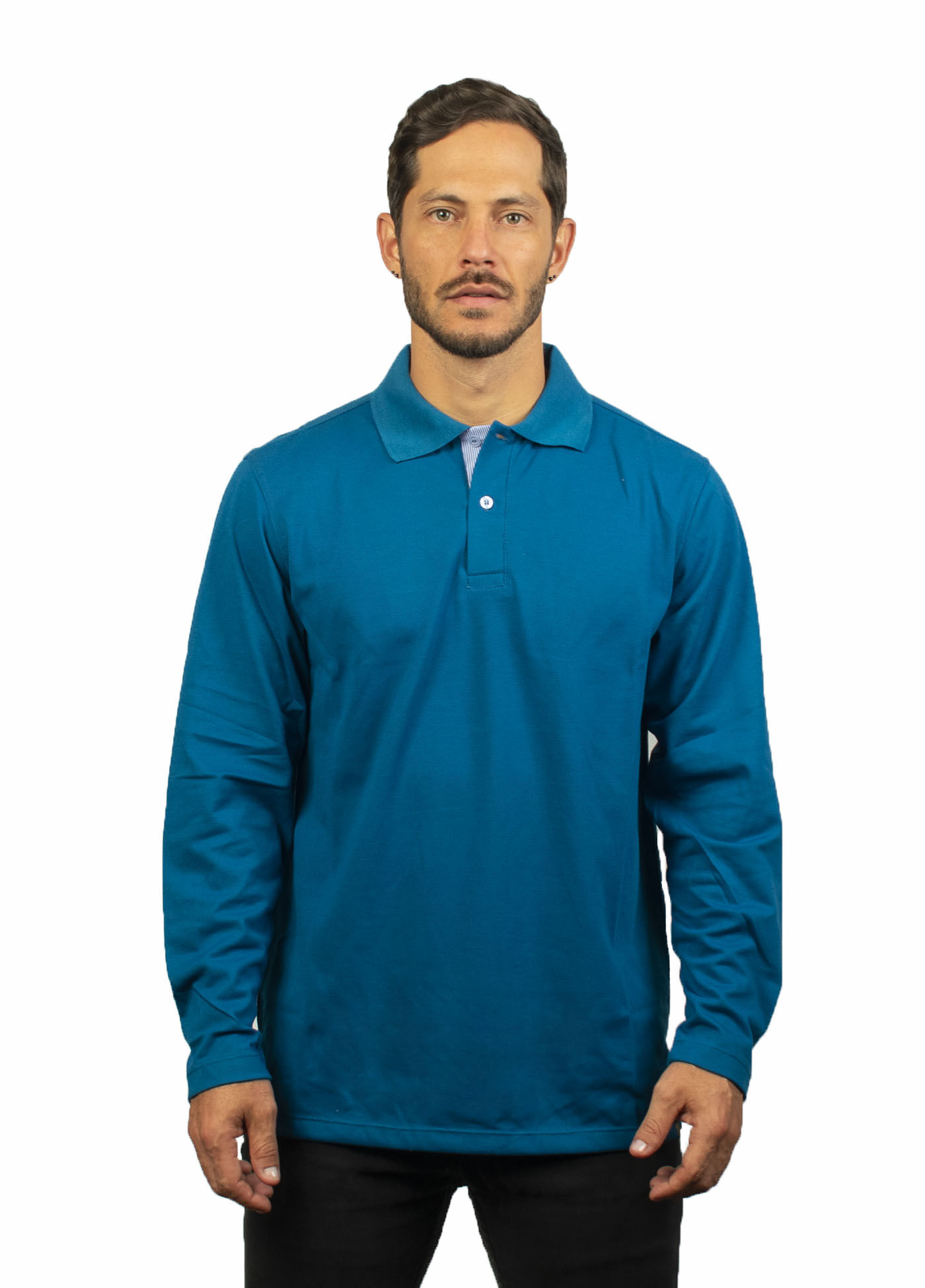 Camibuso tipo polo para hombre petroleo kapo