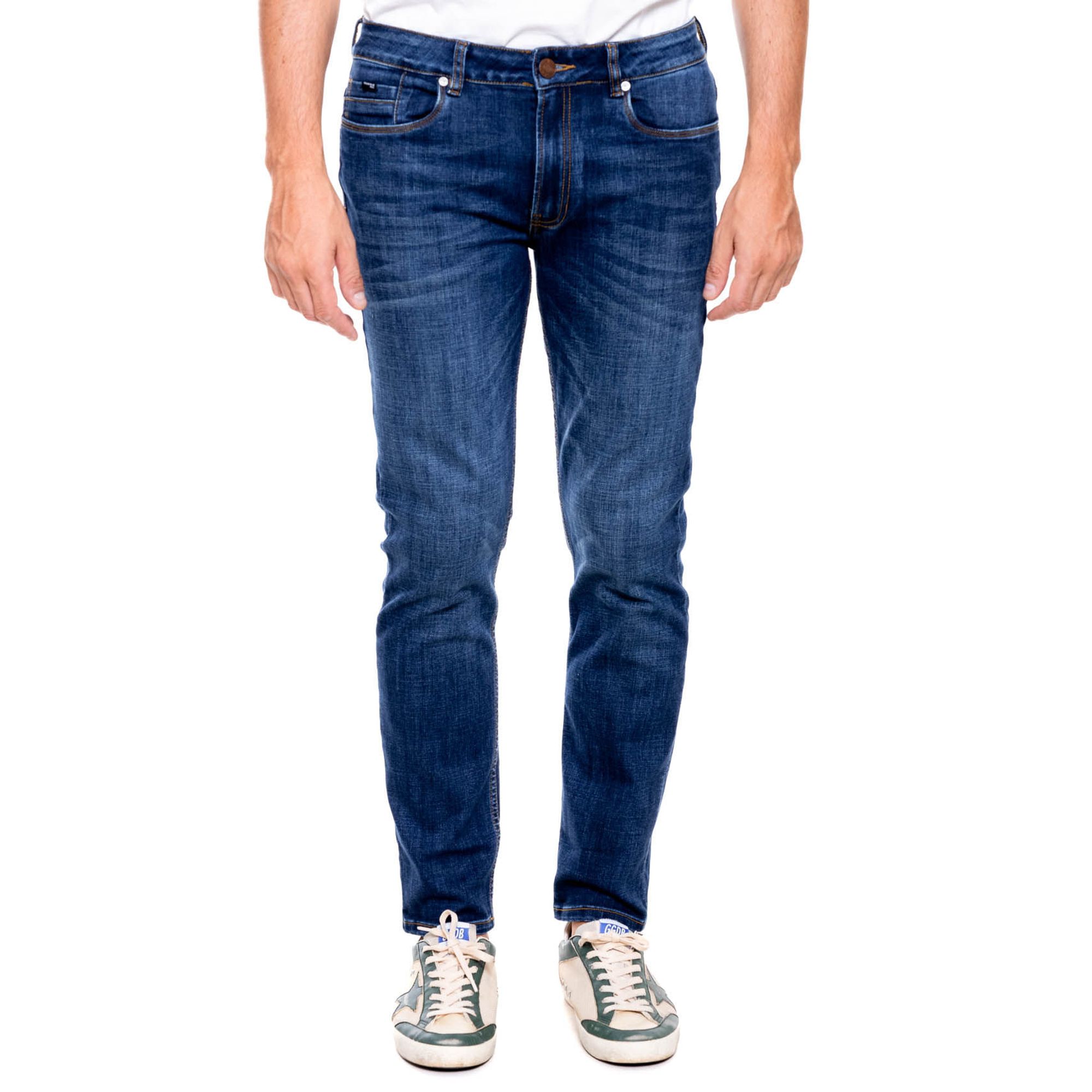 Slim Fit Jeans Tono Oscuro