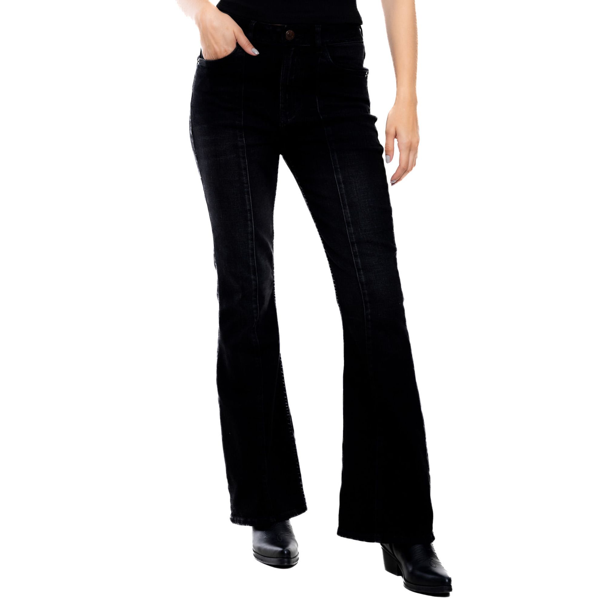 High Waist Flare Jeans Confort
