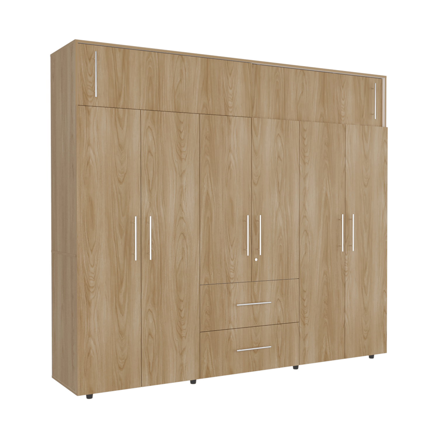 Closet Bigaf 230X204X50 RTA Fresno Eu Blanco