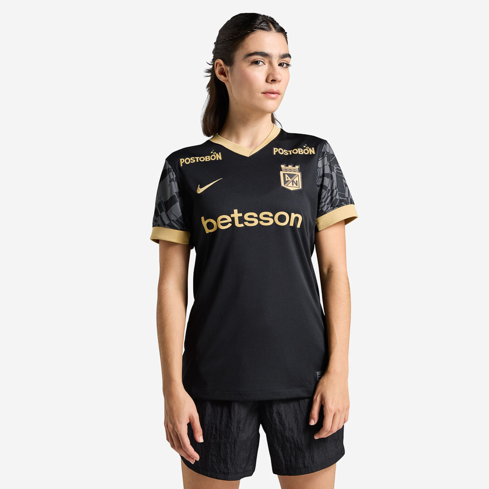 CAMISETA ATLÉTICO NACIONAL NIKE MUJER VISITANTE 2025 HM9779-010