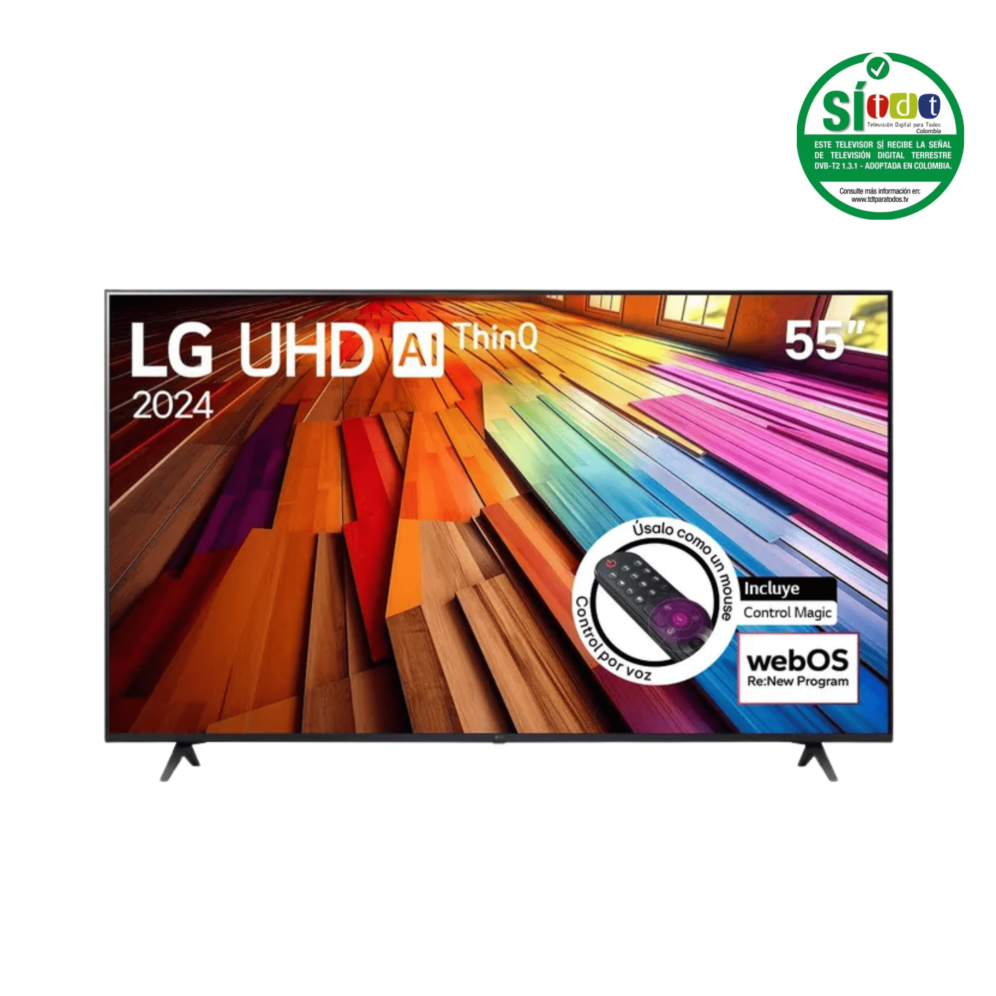 Televisor LG 55" Pulgadas 55UT 4K UHD Smart Tv