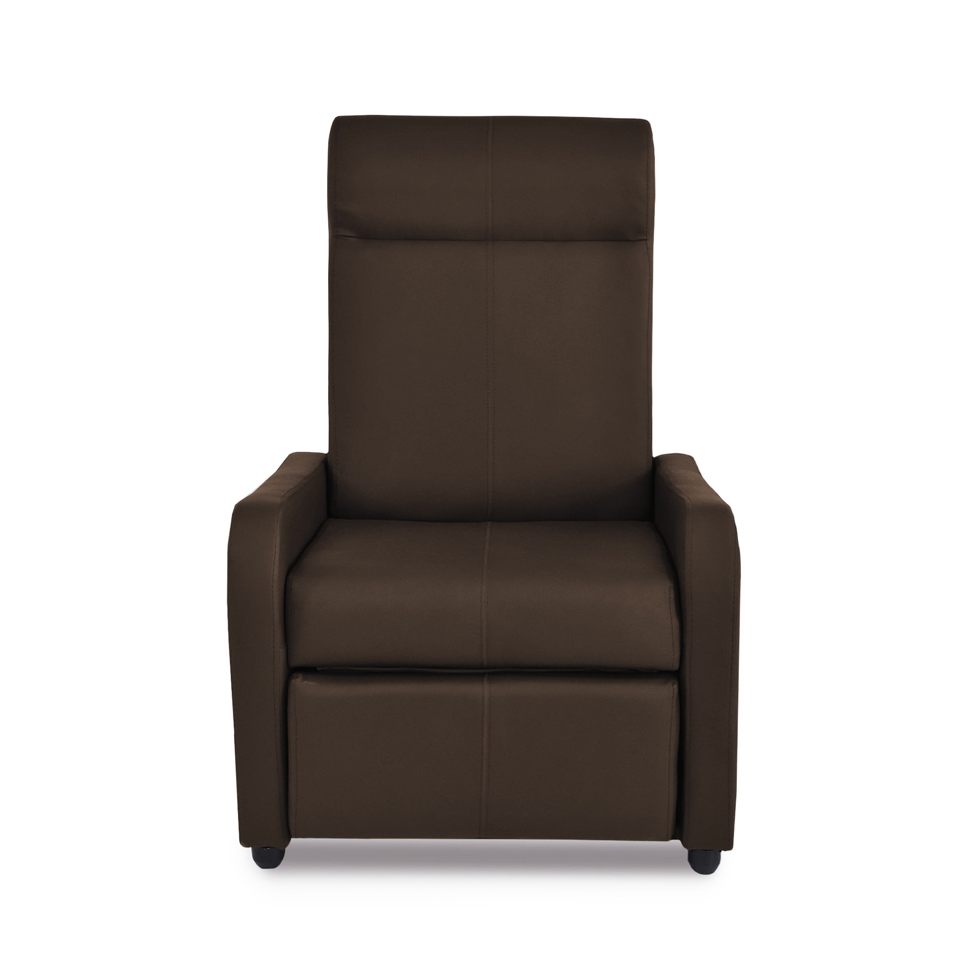 Silla Reclinable  Elite Living Estatica Praxis 95 x 70 x 90 Sintetico Chocolate