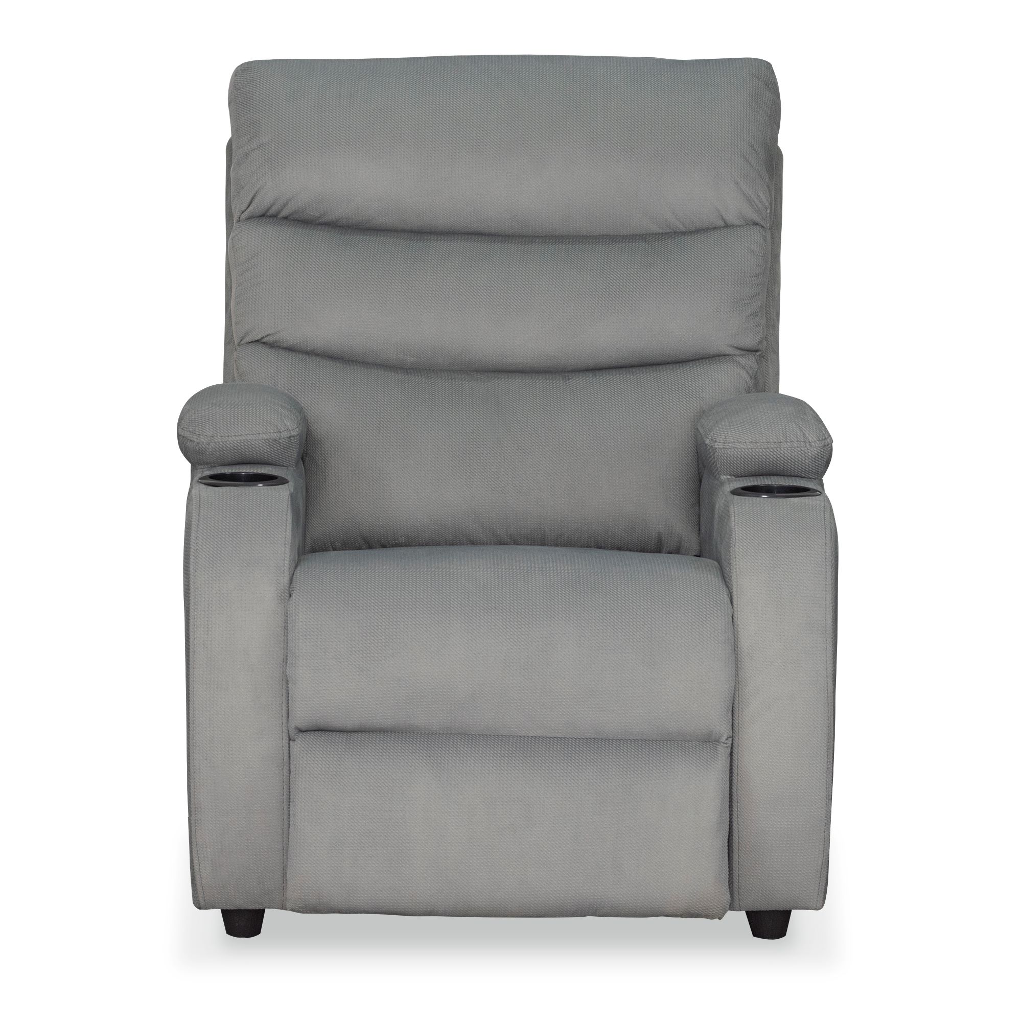 Reclinable Elite Living Push 80x86x96Trevi Tela Plata