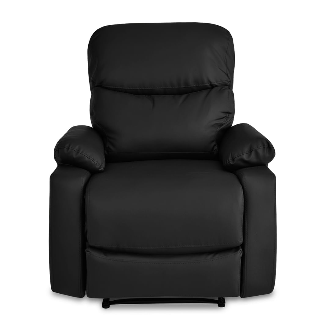 Silla Reclinable Elite Living Velara 100x85x95 Sintetico Negro