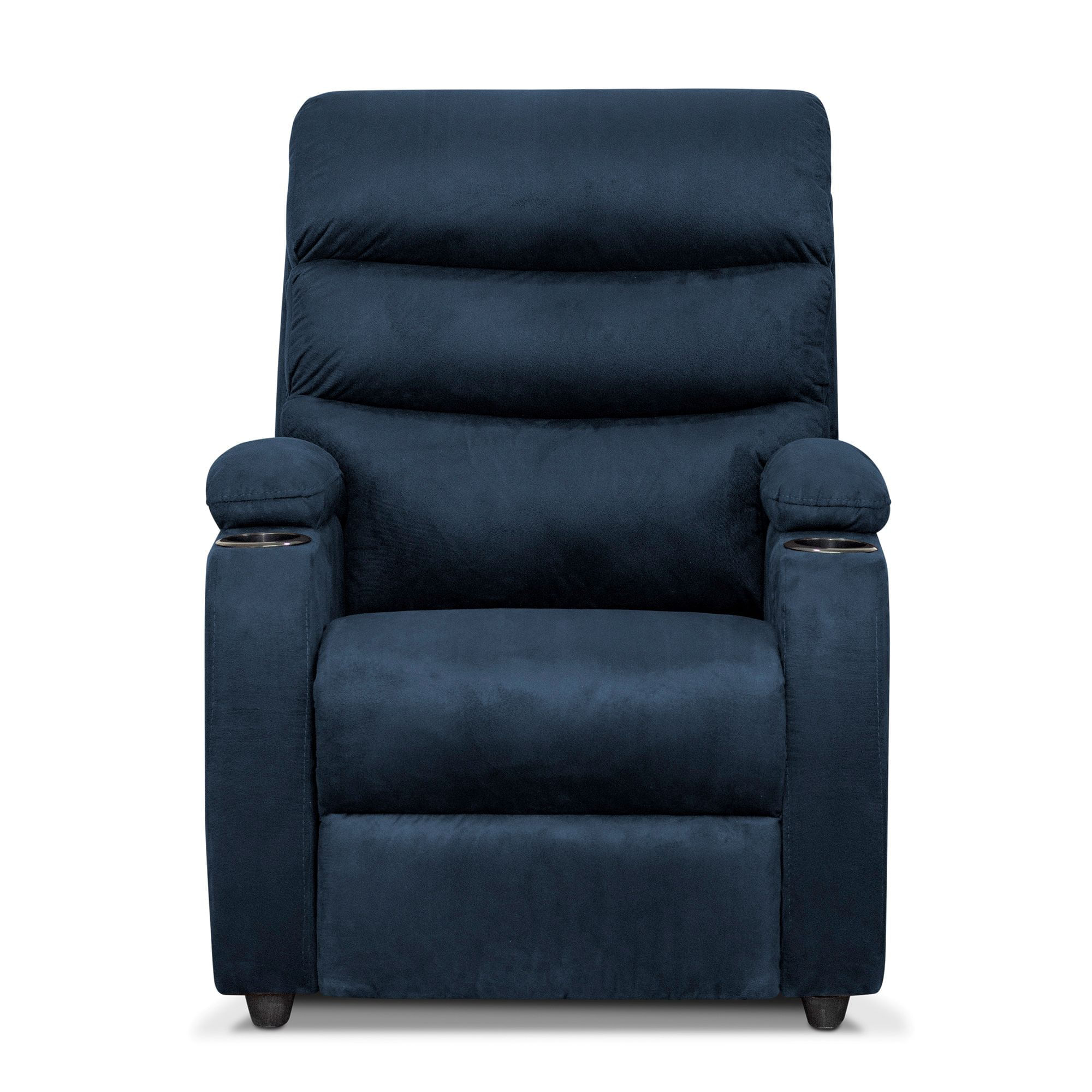 Reclinable Elite Living Push 80x86x96Trevi Tela Azul