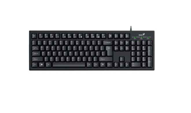 Teclado Genius KB-100 Smart Alámbrico Black