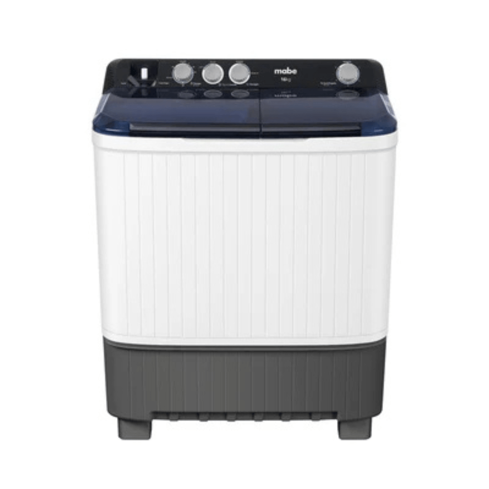 Lavadora Semiautomatica Mabe 16kg 35lbs Blanco
