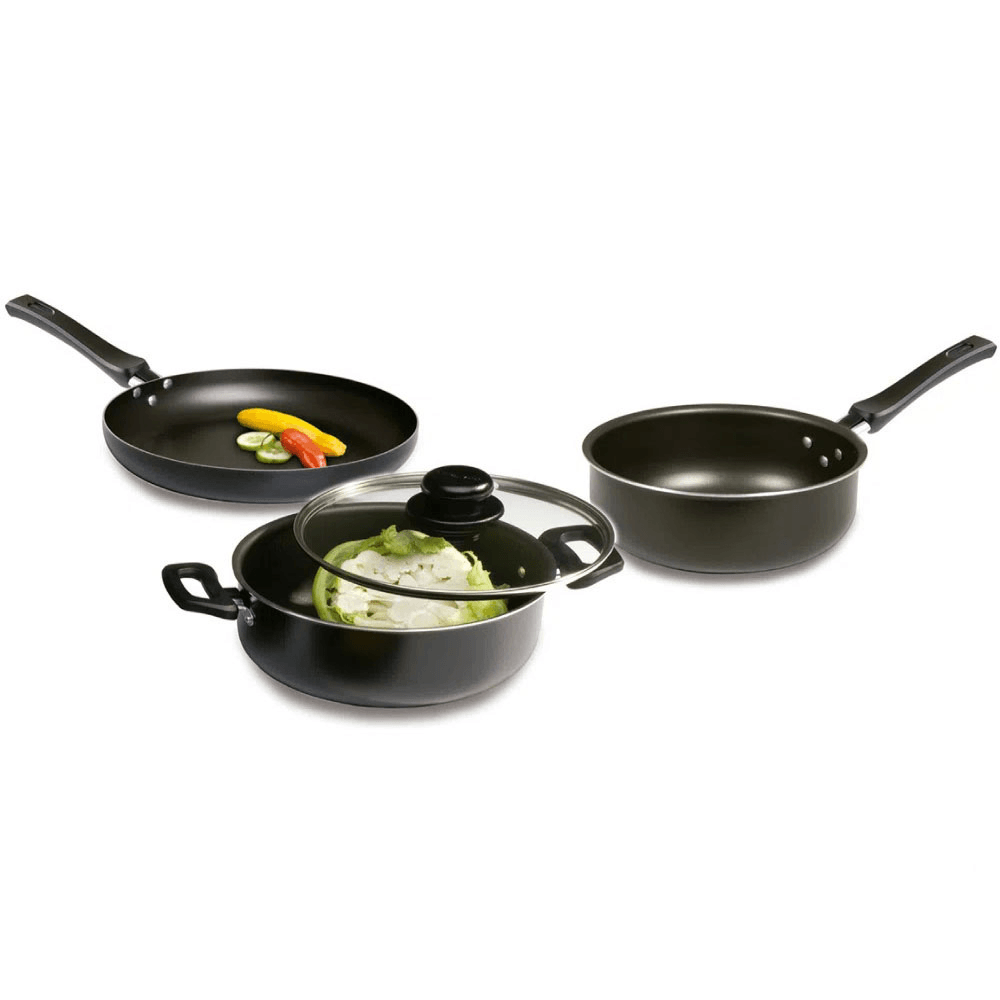Batería de Cocina Antiadherente 4 Piezas Universal L39440