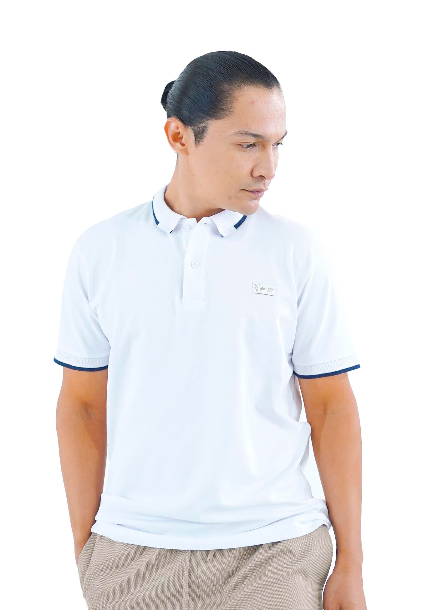 Camiseta tipo polo para hombre Laguna Blue