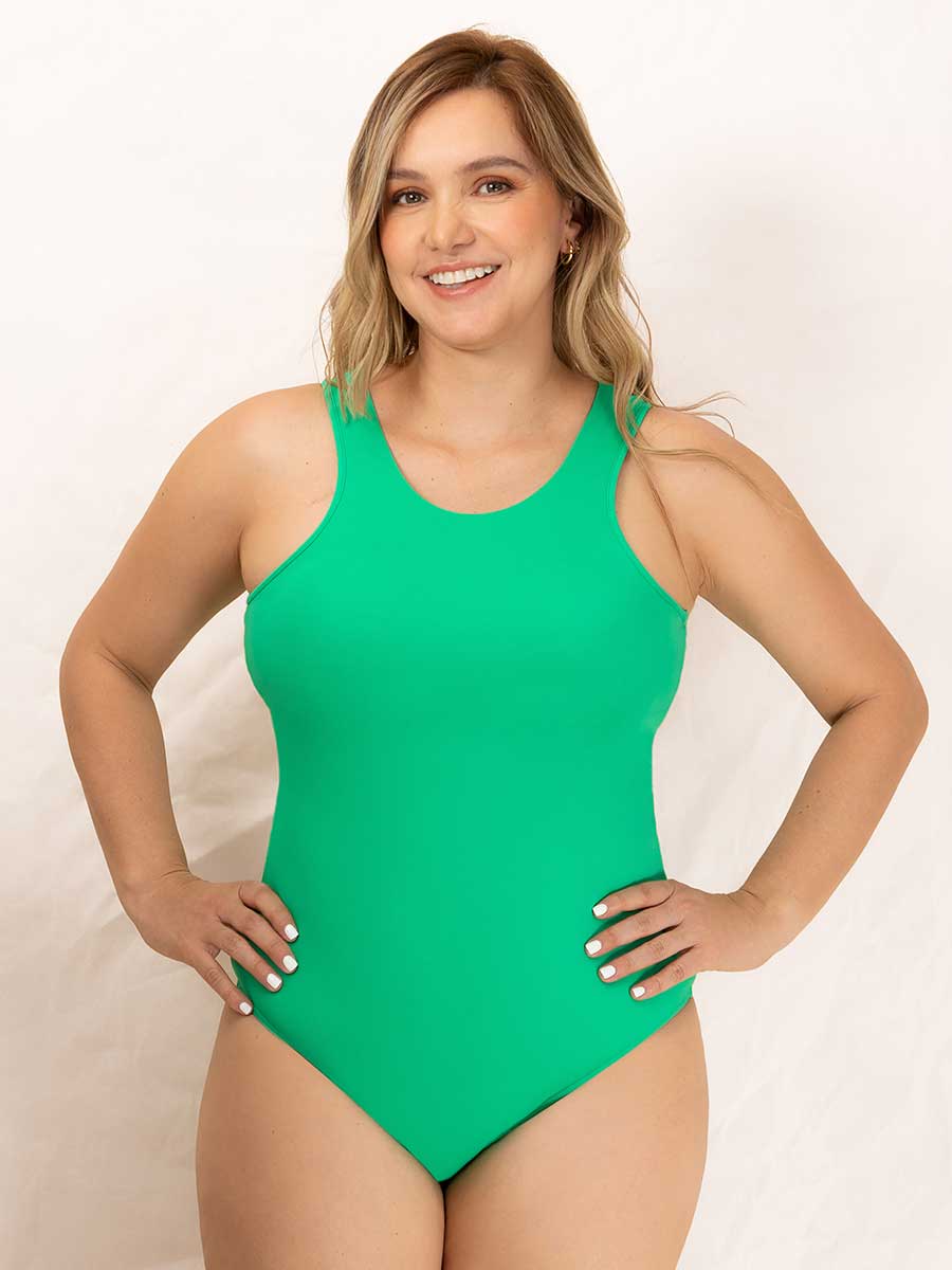 Vestido de Baño Entero Verde